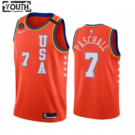 Canotte Bambino Golden State Warriors Eric Paschall 7 Nike 2020 Rising Star Swingman